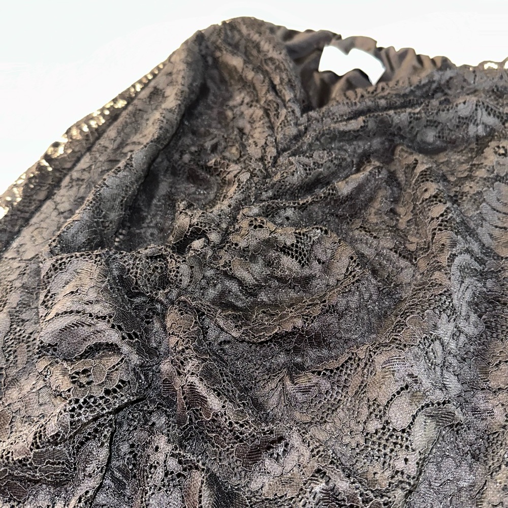 Nightcap “Chartres” black lace cropped long sleeve top & pencil skirt set S - Picture 13 of 16